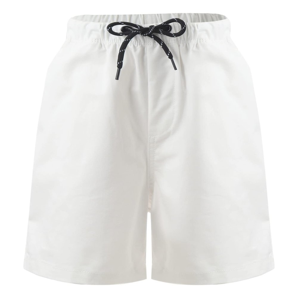 Alvivi Toddler Baby Girls Boys Cotton Linen Shorts Elastic Waistband Solid Color Booty Shorts White B 2-3 Years