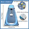 HIRNER Fashion Portable Dressing Room Pop Up Privacy Shower Tent Spacious Changing Room for Camping Hiking Beach Toilet Shower Bathroom Modern view 2