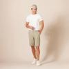 Amazon Essentials Men's Slim-Fit 11" Flat-Front Comfort Stretch Chino Shorts, Tan, 42 view 3