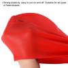 PATIKIL Silicone Swim Cap, 2 Pack Waterproof Swimming Hat Non-Slip Adult Swimming Caps for Women and Men Swim Training Racing, Red view 4