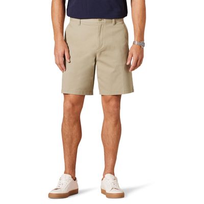 Amazon Essentials Men's 9" Comfort Stretch Chino Shorts, Tan, 30