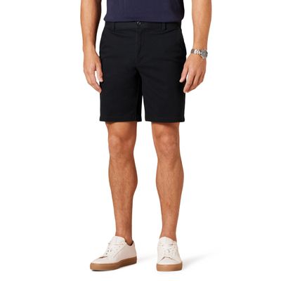 Amazon Essentials Men's 9" Comfort Stretch Chino Shorts, Black, 29