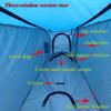 HIRNER Fashion Portable Dressing Room Pop Up Privacy Shower Tent Fitting Room Mobile Simple Outdoor Sun Shelter Camp Toilet Changing Dressing Room Modern view 4