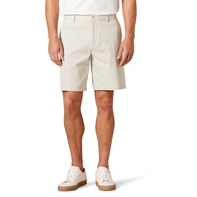 Amazon Essentials Men's Classic-Fit 9" Comfort Stretch Chino Shorts, Stone, 30