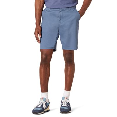 Amazon Essentials Men's Slim-Fit 9" Stretch Chino Shorts, Dark Blue, 36
