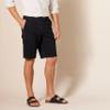 Amazon Essentials Men's Slim-Fit 11" Flat-Front Comfort Stretch Chino Shorts, Black, 42 view 3