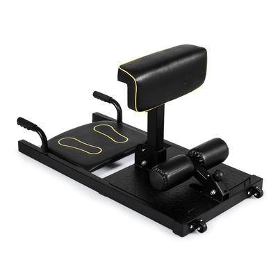 GORELAX Deep Sissy Squat Machine, 8-in-1 Multifunctional Strength Training Equipment Sit Up Push Up Leg Exercise with Adjustable Height & Protective Foam, Foldable Workout Equipment for Home Gym