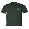 ALLNTRENDS Vegan Logo Embroidered Men's Polo Shirt (as1, Alpha, x_l, Regular, Regular, Forest Green) view 1