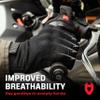 NoCry Tactical Gloves for Men with Flexible Knuckle Guards  Durable Design with Reinforced Palms and Stitching  Perfect Combat Gear with Touchscreen Compatible Fingers view 4