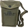 War Equine Militaria U.S Army WWII Grease Gun or Thompson Magazine Canvas Carry Case Pouch- OD Green view 1