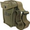 War Equine Militaria U.S Army WWII Grease Gun or Thompson Magazine Canvas Carry Case Pouch- OD Green view 2