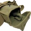 War Equine Militaria U.S Army WWII Grease Gun or Thompson Magazine Canvas Carry Case Pouch- OD Green view 3