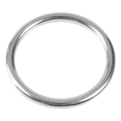 Multi Purpose O Hoop Welded Stainless Steel Rings, 304 Stainless Steel Hoop, 304 Stainless Steel Boat Marine Welded Hoop O Round Hoop Polished Circle(Wire Diameter 6mm* Inner Diameter 50mm)