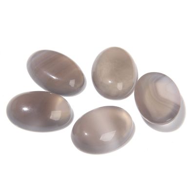 10Pcs/Lot Natural Stone Cabochon Beads Agates Oval Cabochon Stone Bead DIY Rings Handmade Gifts,6.Grey Agates,8x10mm