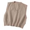 Autumn Women Sweater Korean Womens Student -Neck Pullover Loose Casual Knitting Tops Outerwear Vest s1 M view 1