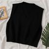 Autumn Women Sweater Korean Womens Student -Neck Pullover Loose Casual Knitting Tops Outerwear Vest s1 M view 3