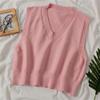 Autumn Women Sweater Korean Womens Student -Neck Pullover Loose Casual Knitting Tops Outerwear Vest s1 M view 4