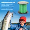 Woven Fishing Line, Super Strong Tensile Force PE Woven Fishing Line, 8 Strands Abrasion Resistant PE Fishing Line, for Bass, Trout, for Freshwater & Saltwater Fishing(Green) view 4