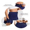 ZUTY 18" High Waisted Tennis Skirt for Women Skorts Skirts with Pockets Casual Modest Long Golf Athletic Running Dark Blue XS view 4