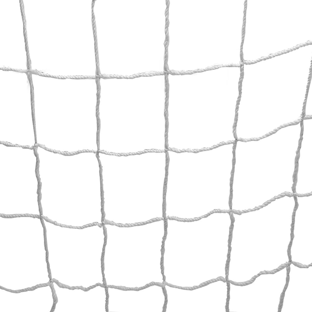 Lwuey Soccer Goal Net, Sports Twisted Net Post Netting Portable Football Replacement Field Equipment Foldable Polyethylene Rope for Backyard Daily Practice Match Training Shooting Aid (24X8FT)