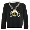 Aminco Denver Nuggets NBA Fan Chain, Silver view 2