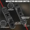 ZBULAR Red Laser (Class IIIA Laser Output is <5mW), 1 Mile Range with Strobe Function Type-C Rechargeable Compatible with M-Lok Rail view 4