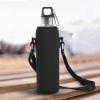 Naroote Water Bottle Holder with Strap, Water Bottle Carrier Bag Water Bottle Case Outdoor Sports Water Bottle Thermal Holder Bag Scald Proof Case Cover Sleeve with Strap (Black) view 4
