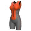 Sparx Women Triathlon Suit Tri Short Racing Cycling Swim Run (XL, Gray/Orange) view 1
