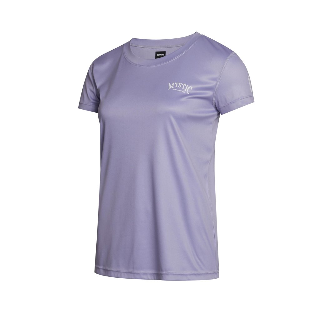 2023 Mystic Womens Jayde Short Sleeved Loose Quickdry Rash Vest 35001.230161 - Dusty Lilac Size - XL