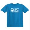Can't Hear You I'm Gaming Headset Funny T Shirt L Heather Sapphire view 1