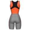 Sparx Women Triathlon Suit Tri Short Racing Cycling Swim Run (2XL, Gray/Orange) view 4