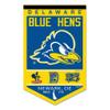 College Flags & Banners Co. Delaware Blue Hens Heritage History Banner Pennant view 1