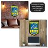 College Flags & Banners Co. Delaware Blue Hens Heritage History Banner Pennant view 4