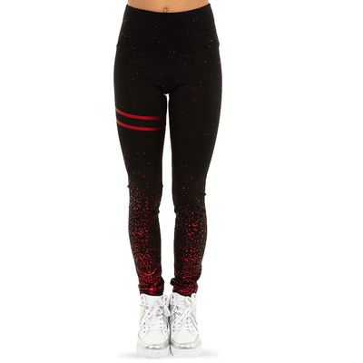 Activewear Foil Printed Speckle Leggings For Women & Girls