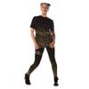 Activewear Foil Printed Speckle Leggings For Women & Girls view 2