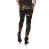 Activewear Foil Printed Speckle Leggings For Women & Girls view 3
