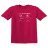 I've Got Your Back Shirt for Men Women Kids Stick Figure Friendship Tee Funny Graphic Sarcastic Joke Novelty T-Shirt S Heather Red view 1