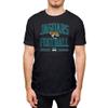Hybrid Sports NFL - Jacksonville Jaguars - Football Arch - Men's & Women's Short Sleeve T-Shirt - Size Medium, Jacksonville Jaguars - Black view 1
