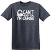 Can't Hear You I'm Gaming Headset Funny T Shirt S Heather Navy view 1