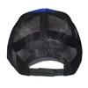 Mitchell & Ness Golden State Warriors Jersey Hook Trucker Mesh Snapback Adjustable Hat Cap - Blue view 3