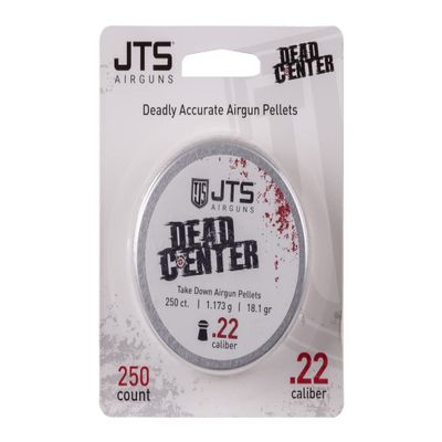 JTS Airguns Dead Center Precision Domed pellets (.22 Caliber)