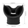 Alomejor Diving Regulator Mouthpiece Silicone Universal Comfort Bite Mouthpiece Snorkel Regulator for Replacement (Black) view 2