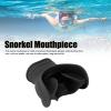 Alomejor Diving Regulator Mouthpiece Silicone Universal Comfort Bite Mouthpiece Snorkel Regulator for Replacement (Black) view 3