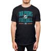 Hybrid Sports NFL - Miami Dolphins - Football Arch - Men's & Women's Short Sleeve T-Shirt - Size 3 X-Large, Miami Dolphins - Black view 1