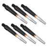 6pcs Rotating Dart Shafts Lightweight Stems for Outdoor Games Standard Thread Unique Design for Enhanced Flight Path Optimization