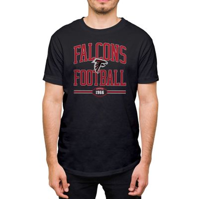 Hybrid Sports NFL - Atlanta Falcons - Football Arch - Men's and Women's Short Sleeve T-Shirt - Size X-Large, Atlanta Falcons - Black