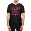Hybrid Sports NFL - Atlanta Falcons - Football Arch - Men's & Women's Short Sleeve T-Shirt - Size Large, Atlanta Falcons - Black view 1