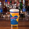 Rico Industries NFL Football Buffalo Bills 16 oz Pint Glasses with Digitally Printed Logo, Practical Set of 2 Classic Drinking Glasses, Dishwasher Safe view 3