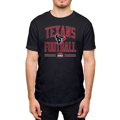 Hybrid Sports NFL - Houston Texans - Football Arch - Men's & Women's Short Sleeve T-Shirt - Size 2 X-Large, Houston Texans - Black