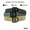 Hero's Pride Tactical Duty Belt 1.75", Law Enforcement Standard Issue, High-Grade Nylon Webbing, Belt Size 46", Black view 2